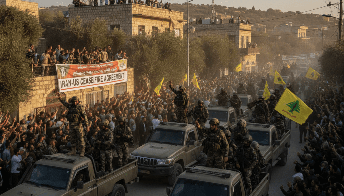 Hezbollah stages triumphant return to South Lebanon amid Iran-US ceasefire deal