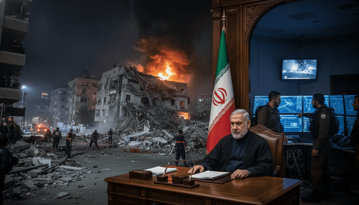 Israel strikes Beirut Dahieh suburb after Hezbollah attacks as Iran threatens retaliation