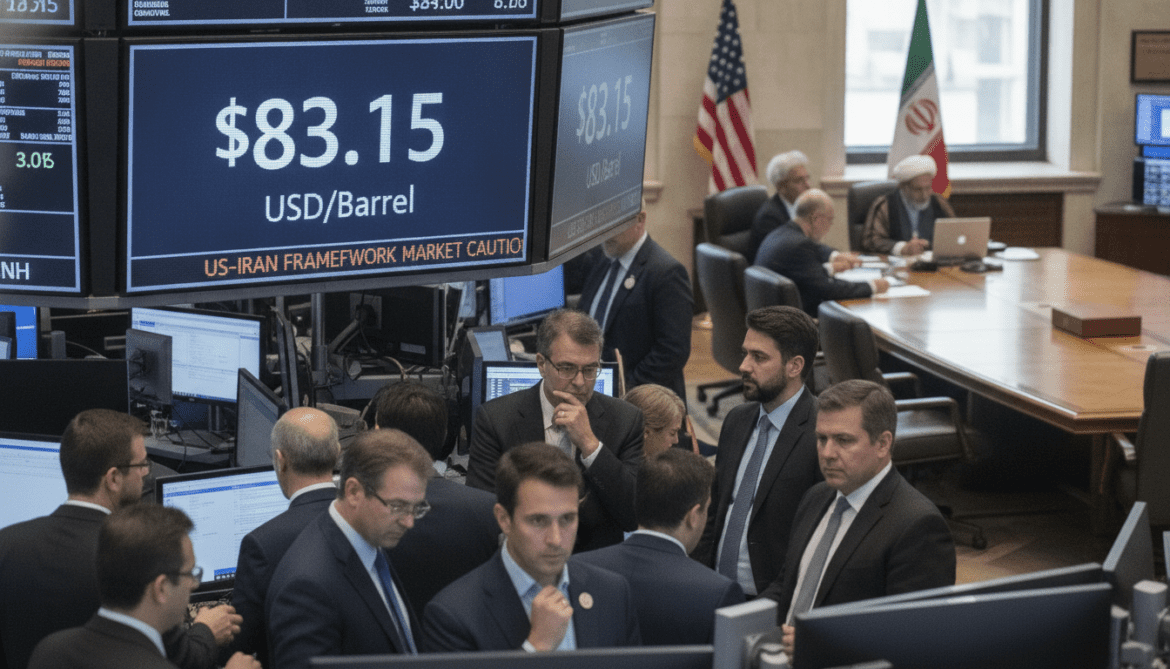 Oil prices hold near $83 after US‑Iran framework prompts market caution