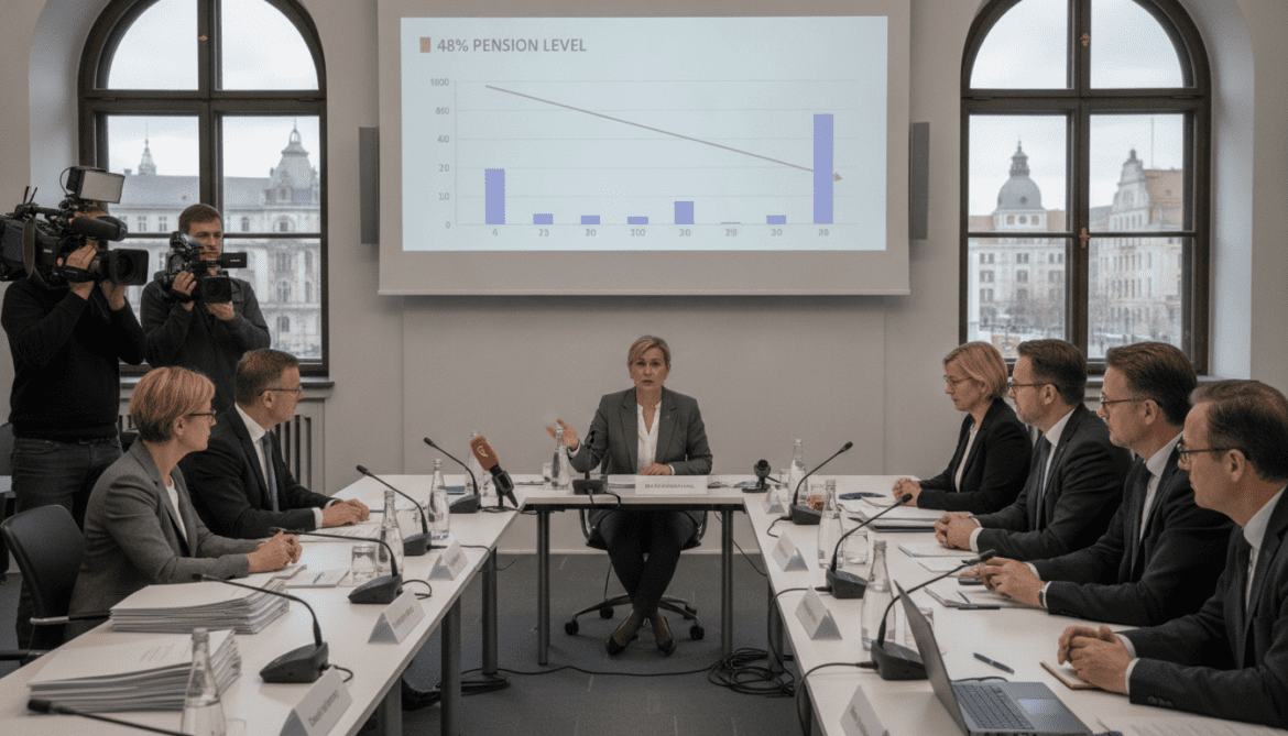 Pension commission proposals prompt East German warnings to preserve 48 percent level