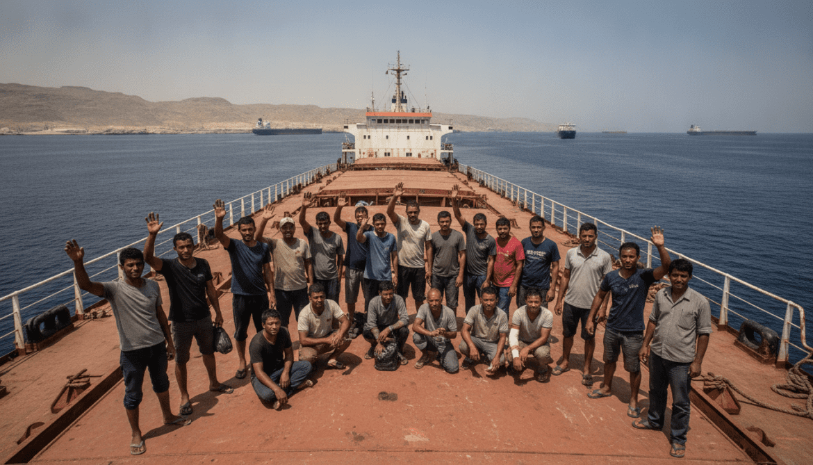 Seafarers stranded in Strait of Hormuz suffer unpaid wages and trauma