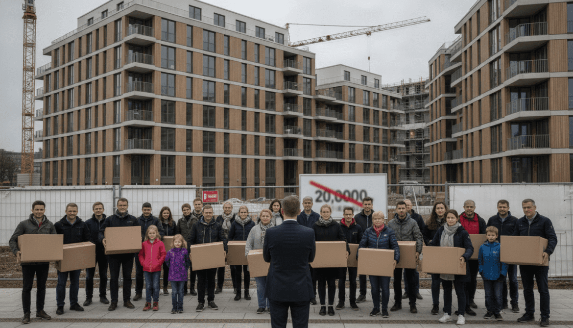 Social housing in Germany falls by 20,000 units in 2025 despite new construction