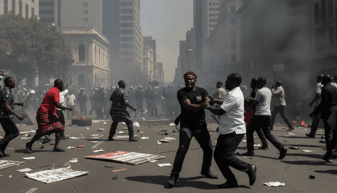 South Africa's March and March rallies escalate into violent attacks amid expulsions