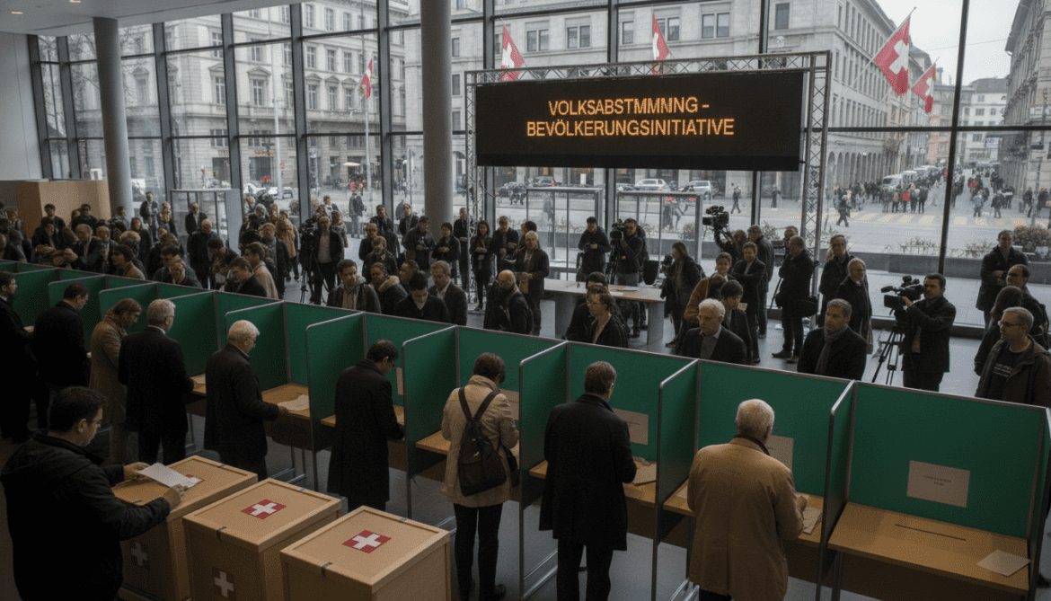 Swiss voters decide 10 million population cap that could end free movement