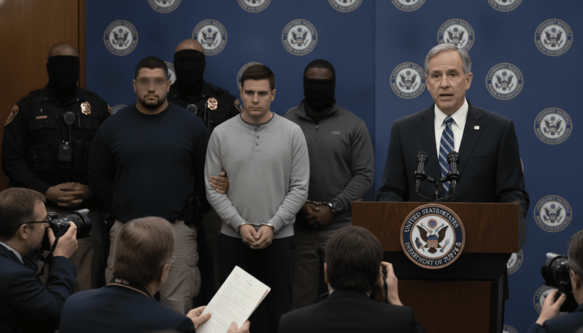 US Justice Department Charges Five Over Plot to Attack Trump's Birthday Fight