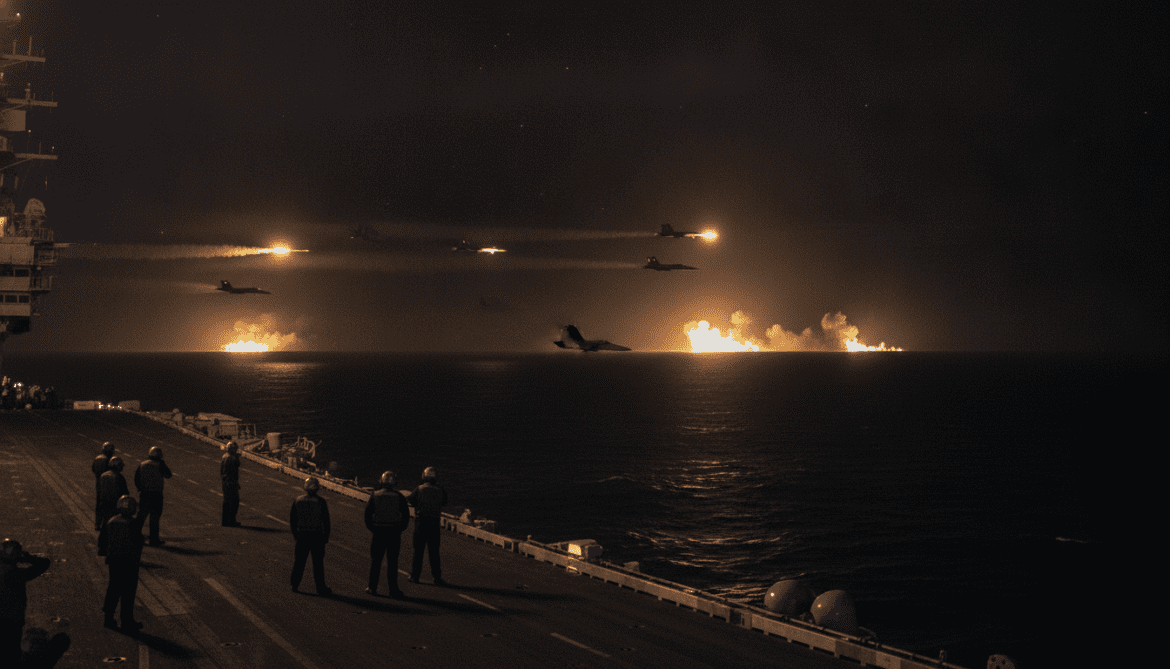 US launches air strikes on Iran after Gulf of Oman cargo attack