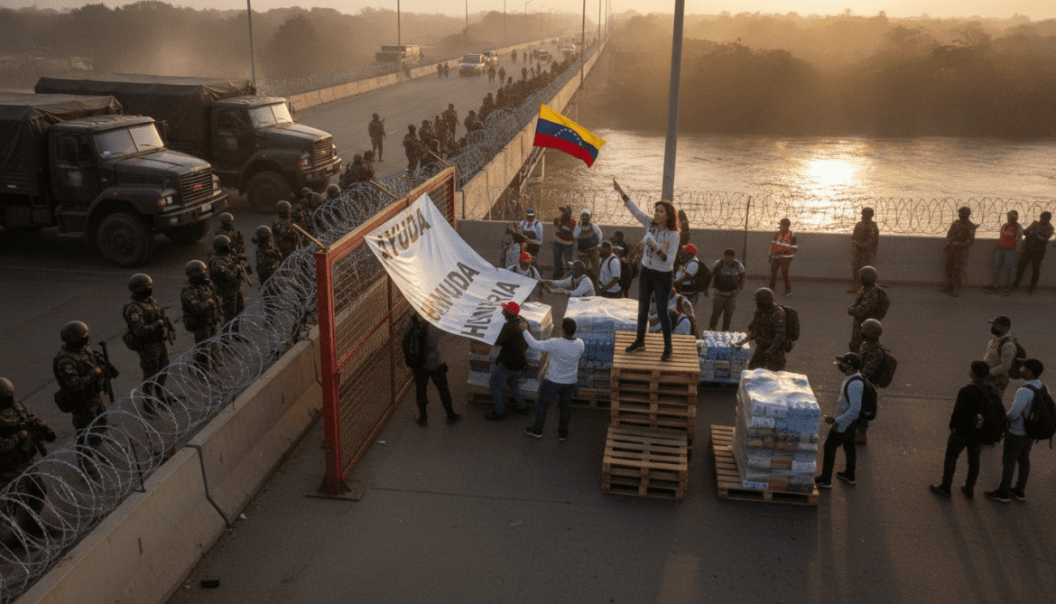 Venezuela Blocks Foreign Aid and Entry as Machado Vows to Return