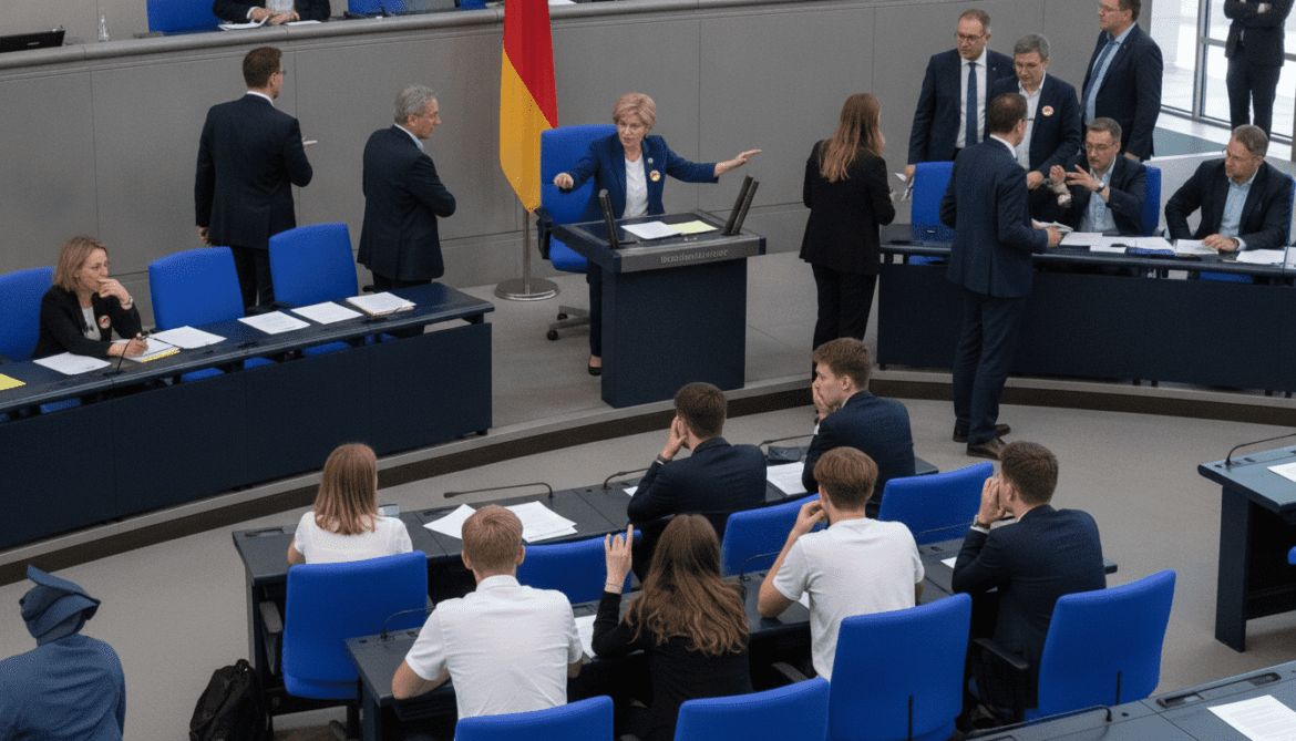 Youth in Parliament incident prompts Bundestag probe after alleged AfD-linked white‑power gesture