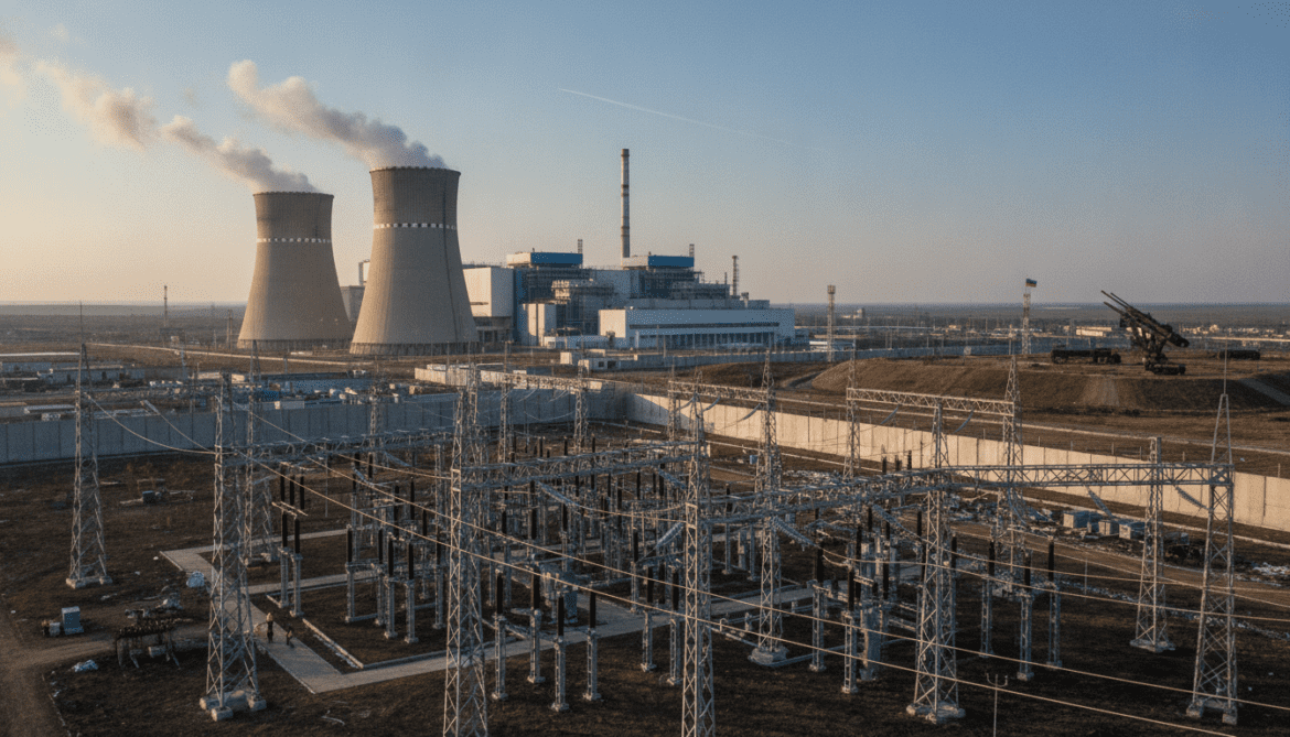 Zaporizhzhia nuclear plant reconnected after outage as Russia reports downing 185 drones