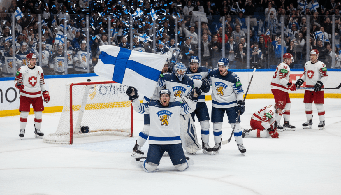 Finland clinches fifth World Championship with 1-0 overtime win over Switzerland