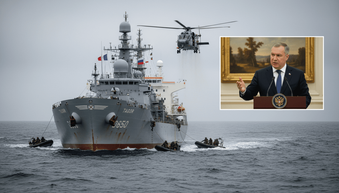 French navy seizes sanctioned tanker Tagor in Atlantic as Kremlin decries piracy