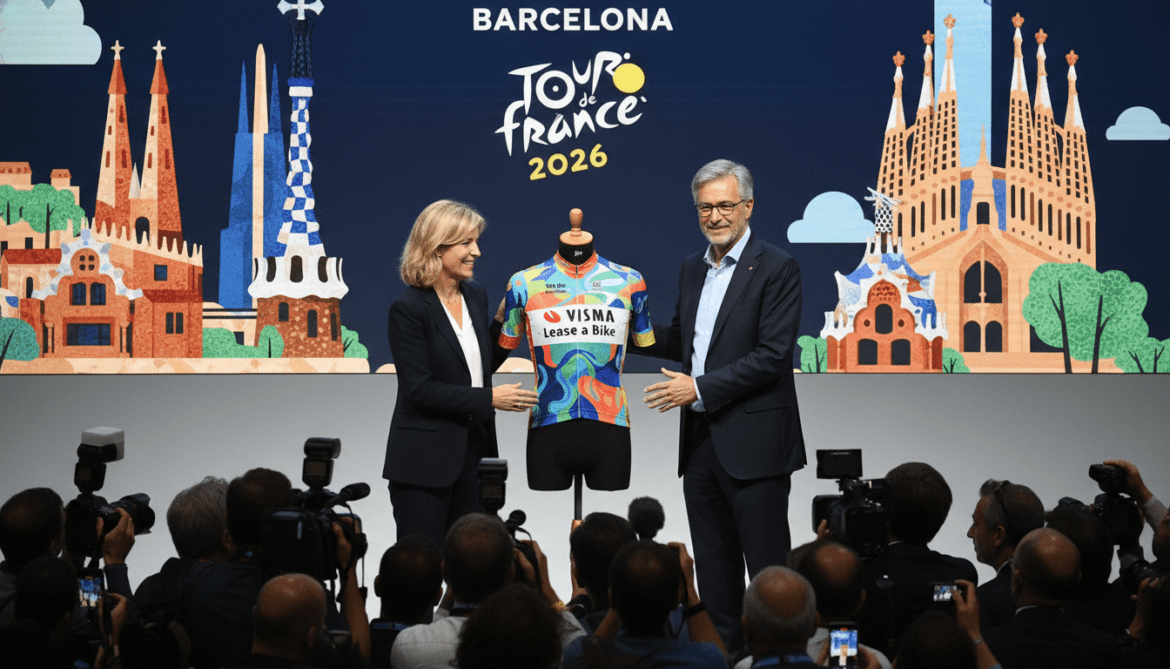 Visma selects Gaudí‑inspired The Architect jersey for Barcelona Tour de France