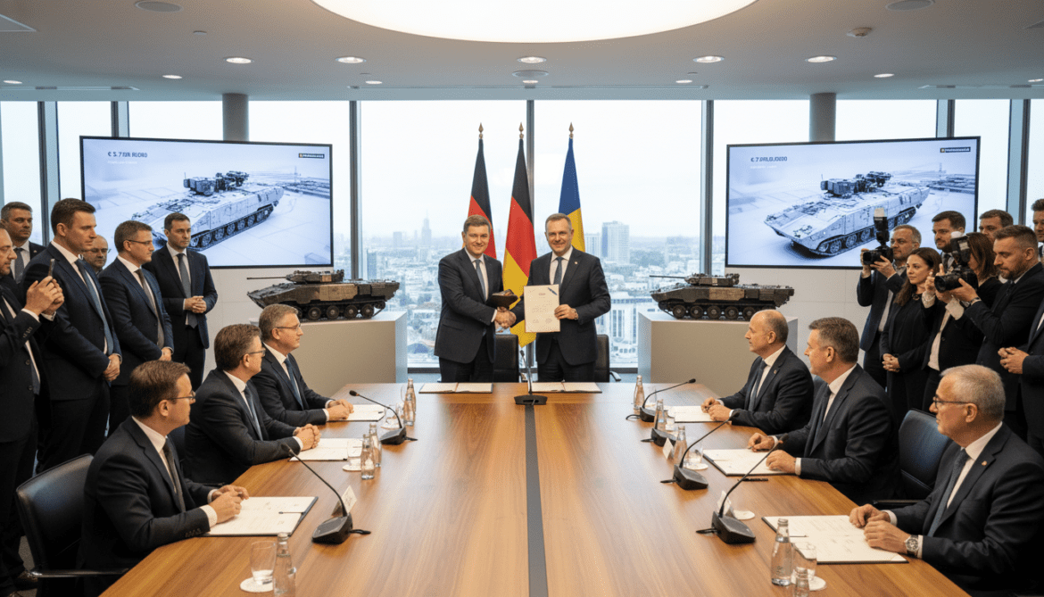 Rheinmetall secures €5.7 billion Romanian defence contract including Lynx vehicles and Skyranger