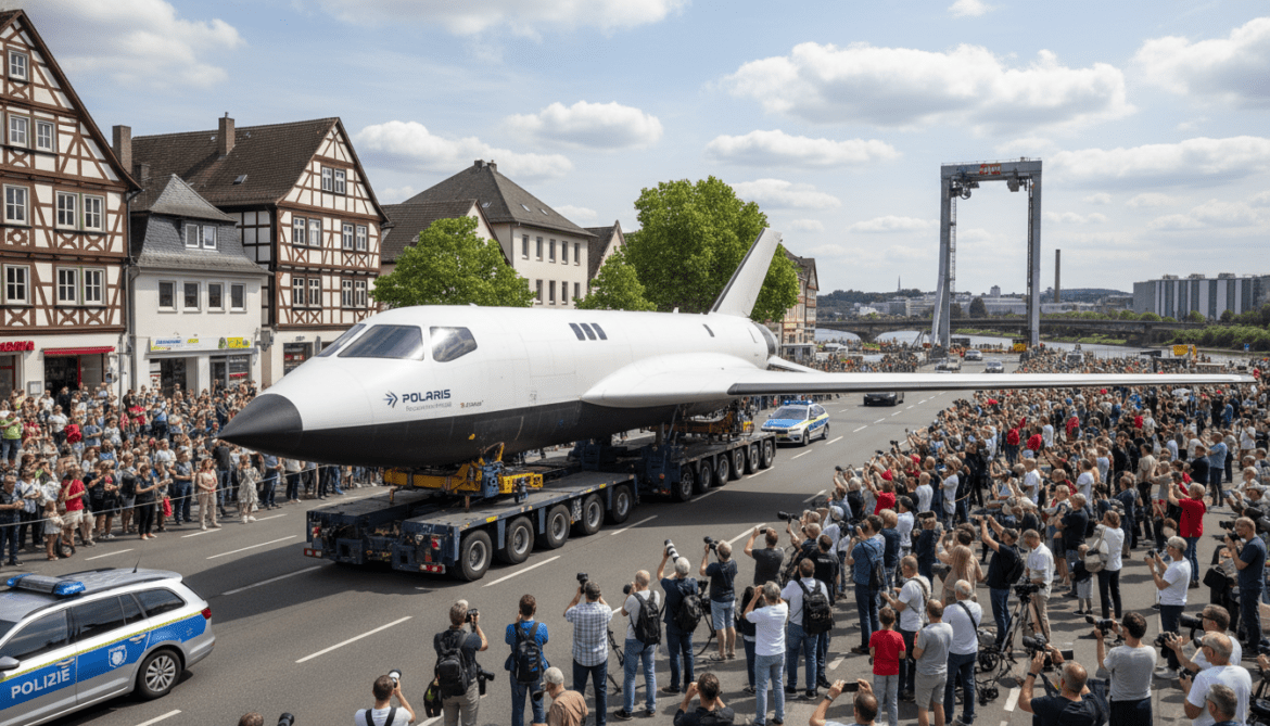Polaris prepares to launch larger German spaceplane prototype from Heilbronn