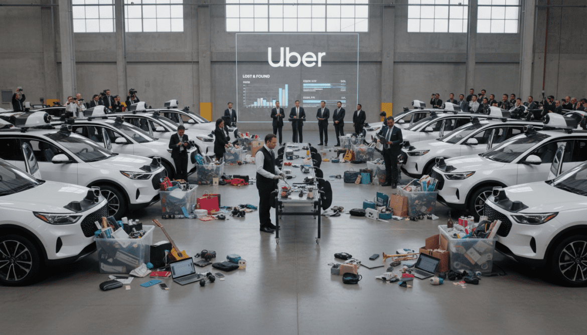 Uber reveals thousands of lost items in robotaxis as service expands