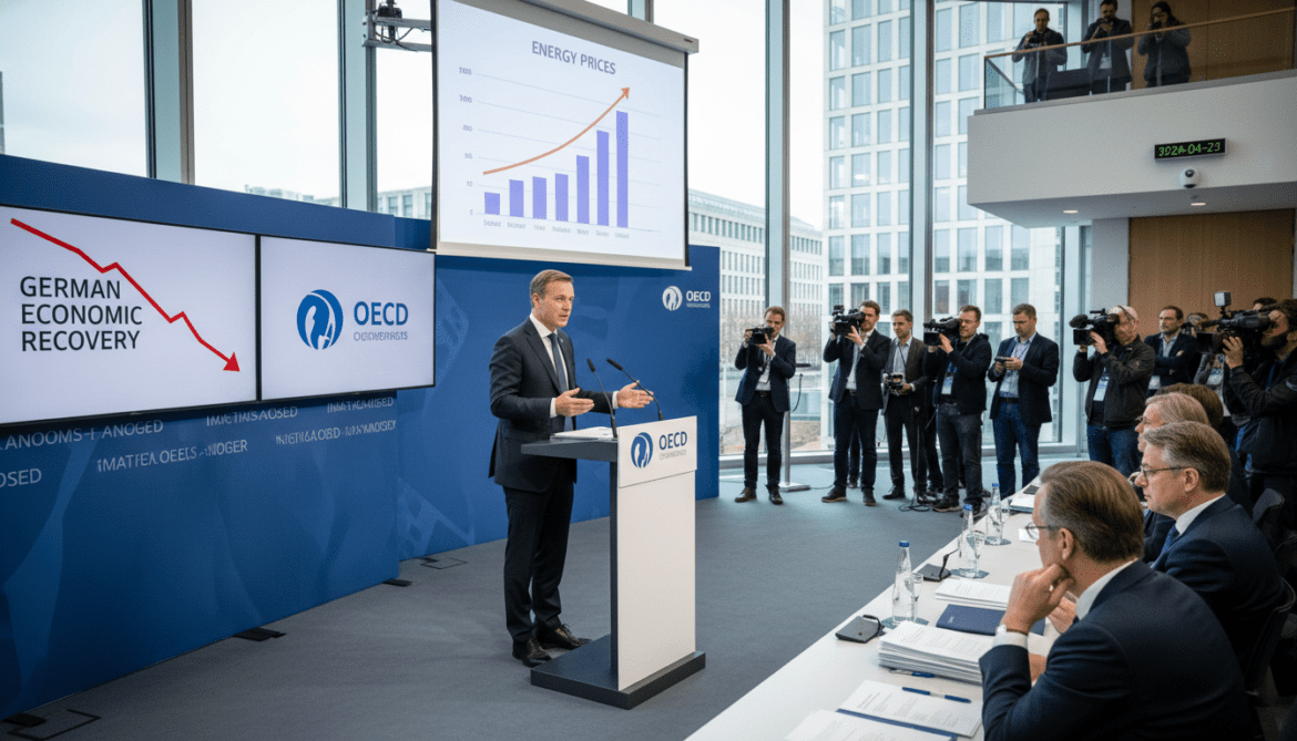 OECD warns rising energy prices threaten Germany's economic recovery
