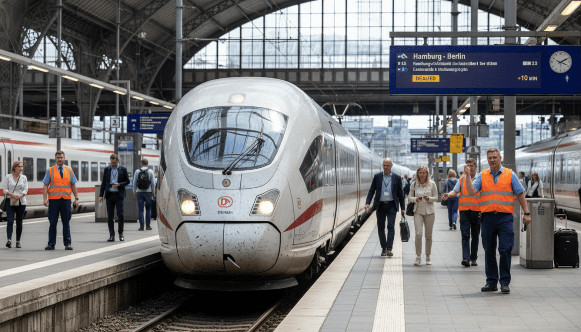Hamburg–Berlin rail line reopens June 14 with ICE 5–10 minute delays