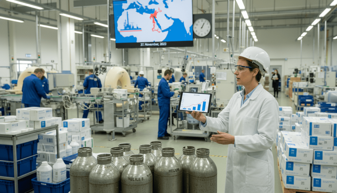 Helium shortage threatens German pharma and medical supply after Gulf attacks