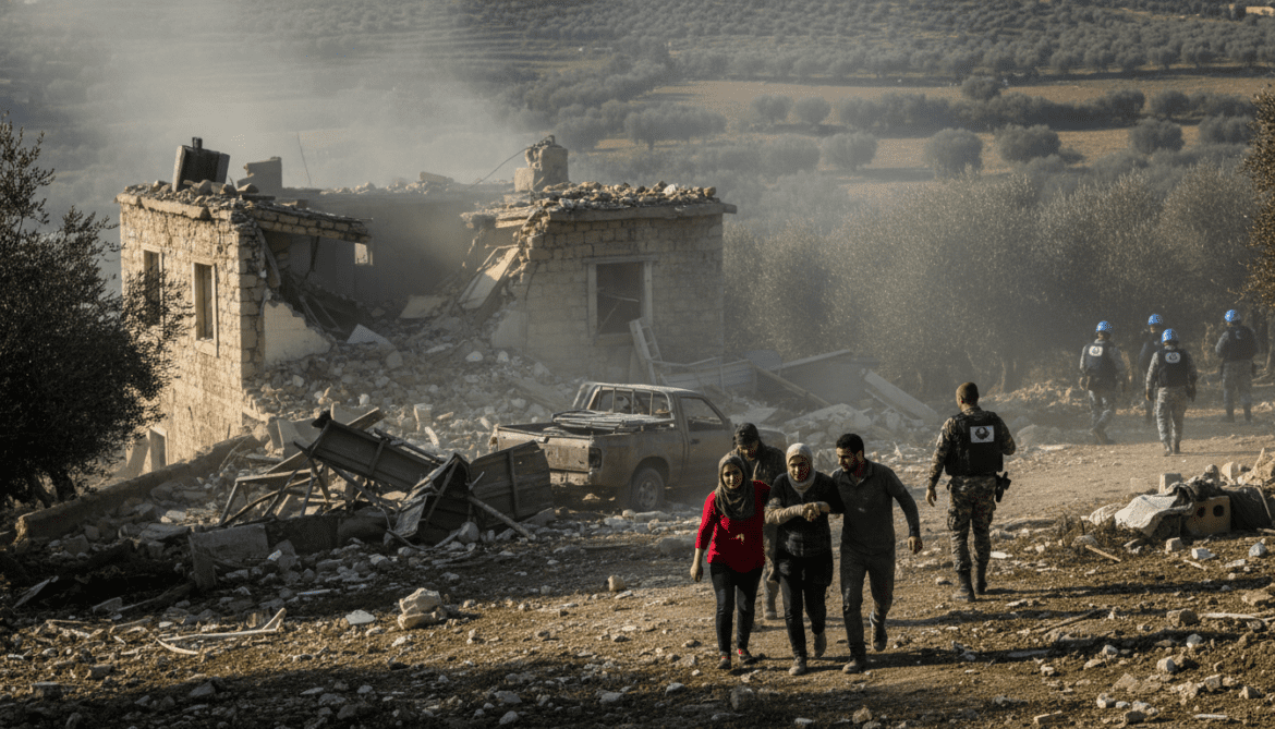 Israeli attacks in southern Lebanon persist despite US-led ceasefire, Jabal Amel strike wounds civilians