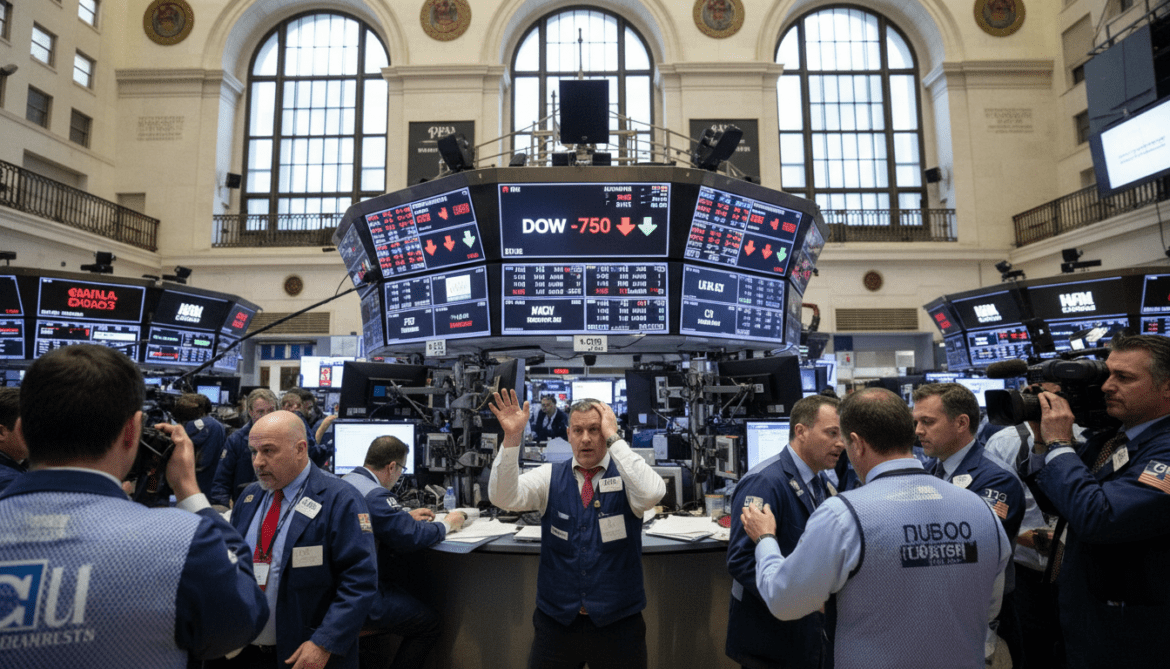 Wall Street plunges after stronger US jobs report rekindles rate fears