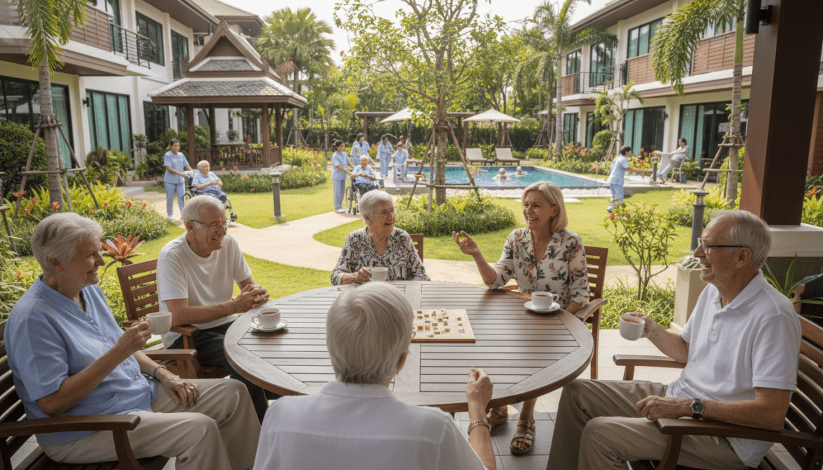 German retirees choose Thailand senior living for long term care