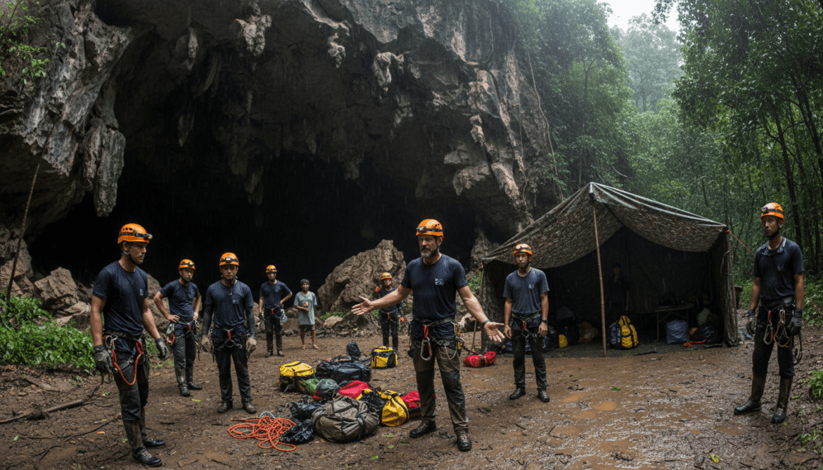 Laos cave rescue halts as teams call off search for two men