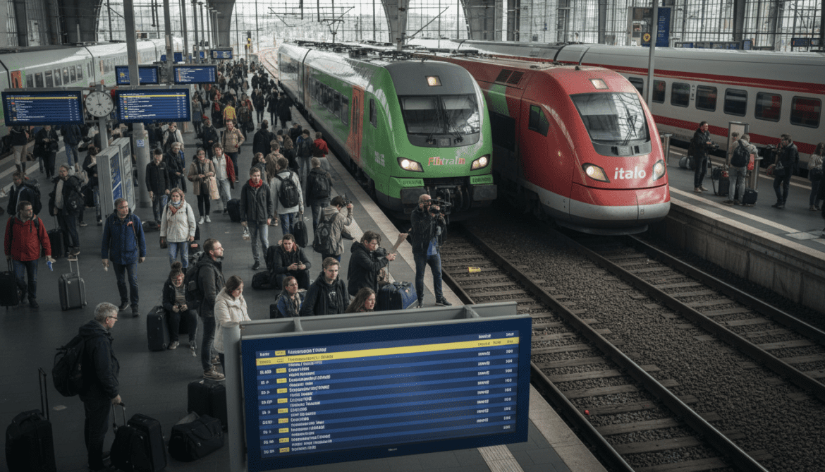 German rail network faces chronic congestion as Flixtrain and Italo push competition