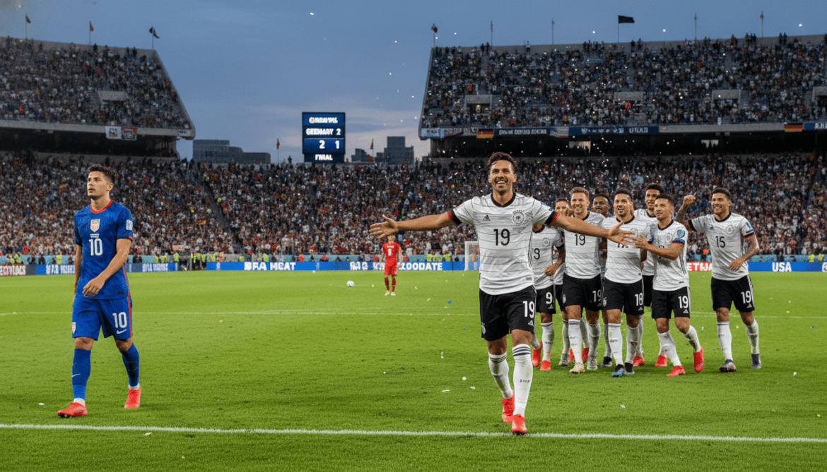 Germany beats USA 2-1 in Chicago send-off as Sané seals victory
