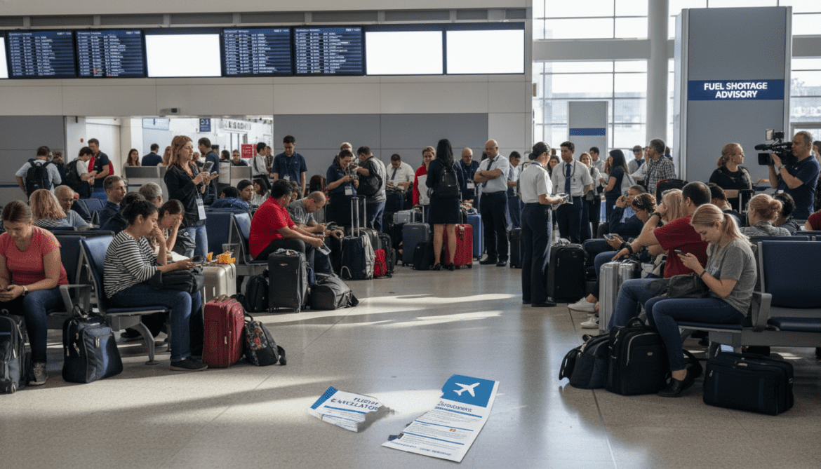 Travel cancellation insurance often excludes flight cancellations caused by kerosene shortages