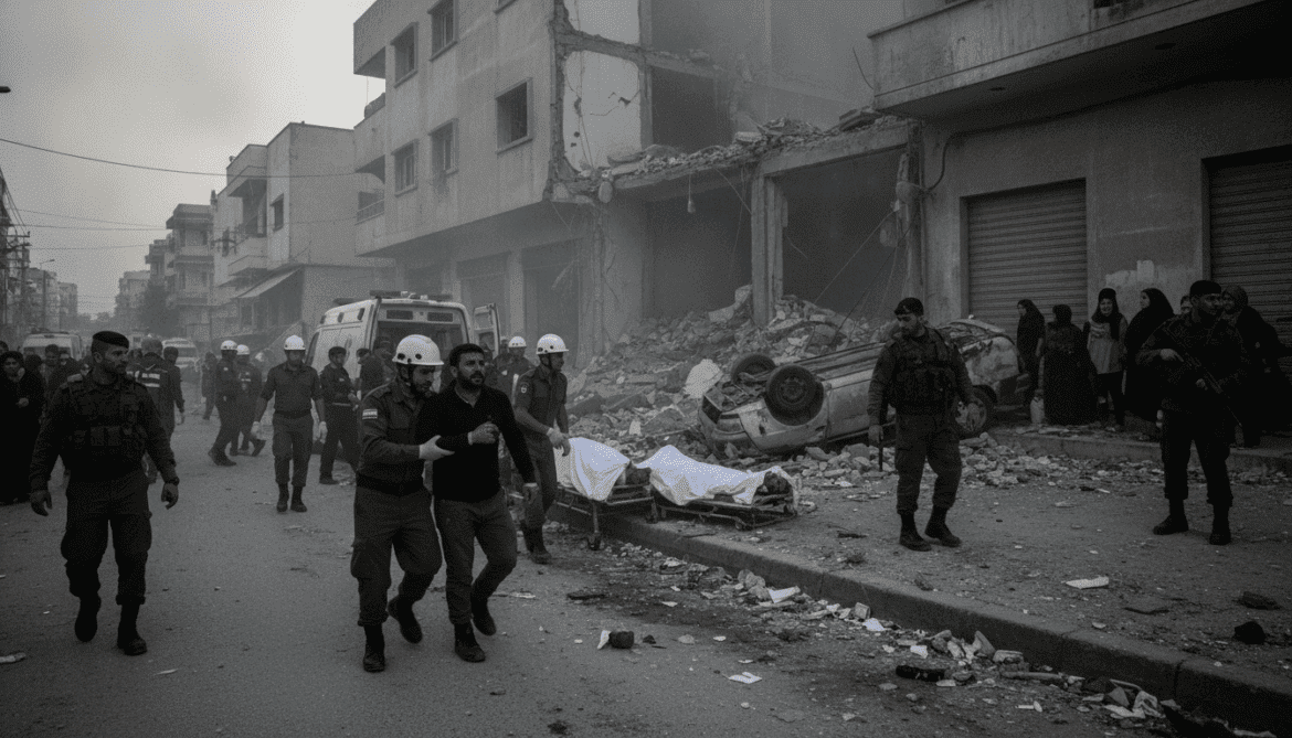 Israeli raid on Saksakiyeh kills at least two and wounds 22 in Lebanon
