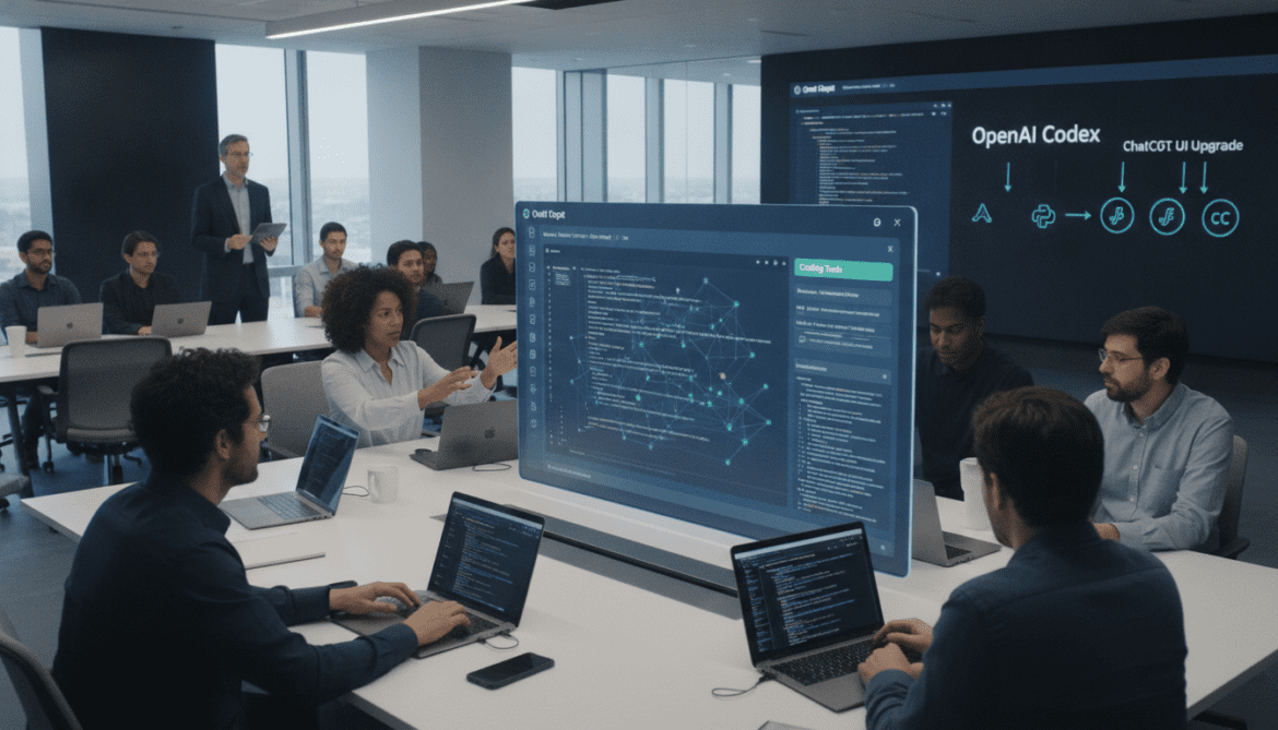 OpenAI upgrades Codex, revamps ChatGPT UI to drive users to coding tools