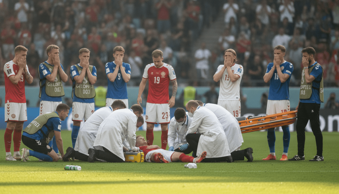 Christian Eriksen collapses again in Denmark friendly, briefly unconscious and hospitalized