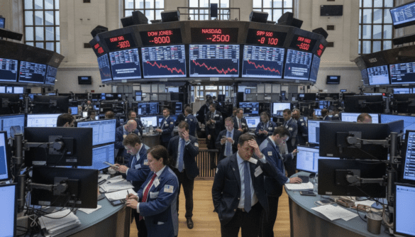 Wall Street stocks tumble after strong US jobs report raises rate concerns