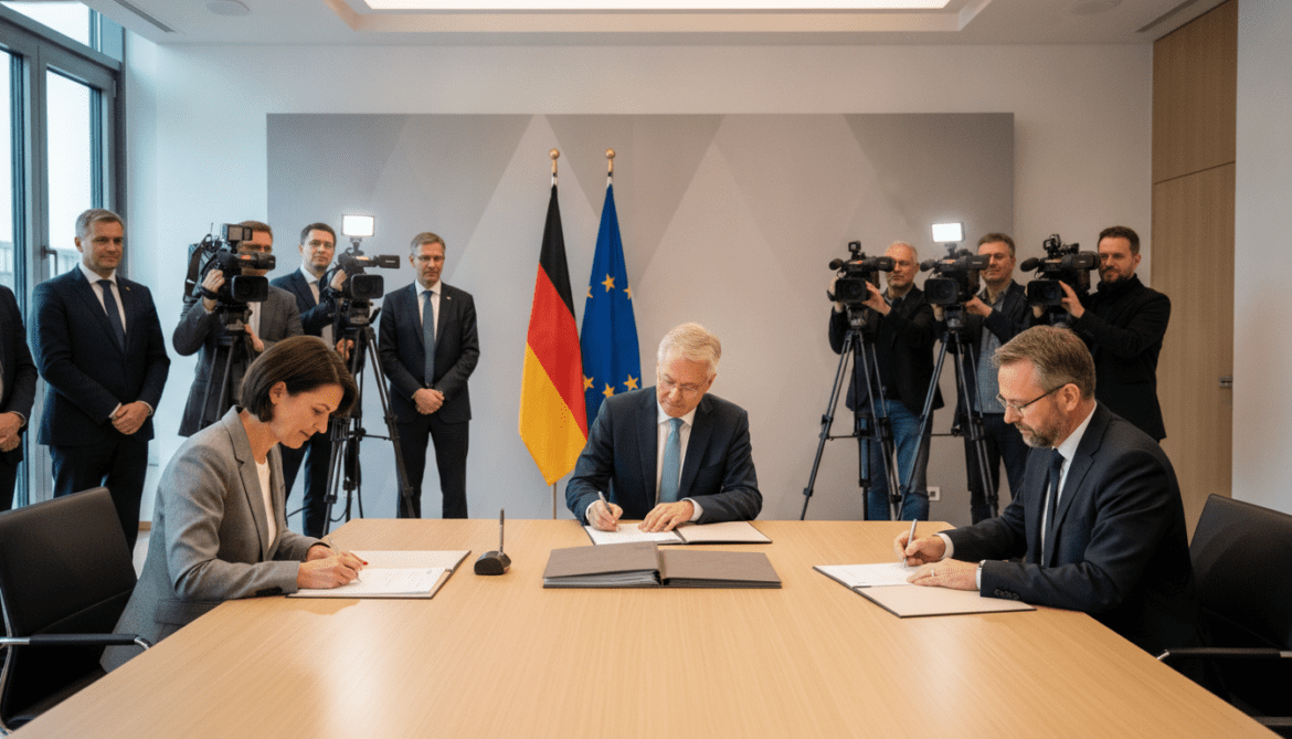 Germany and telecoms sign binding targets to accelerate fiber and mobile rollout