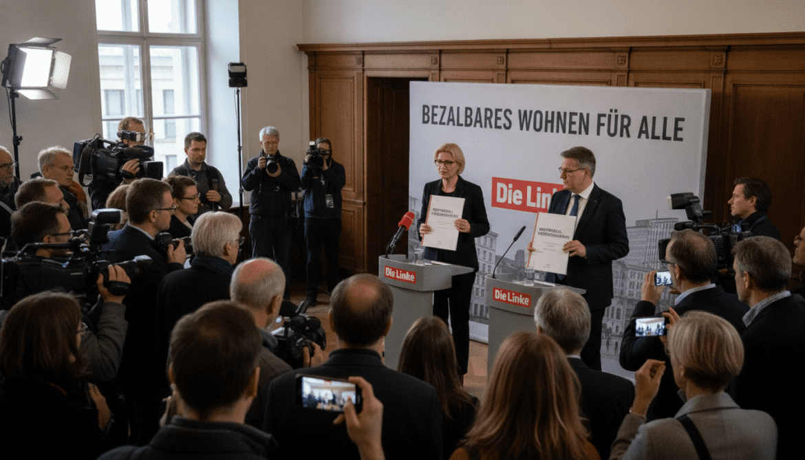Berlin Left Party proposes rent cap and socialization of private housing corporations