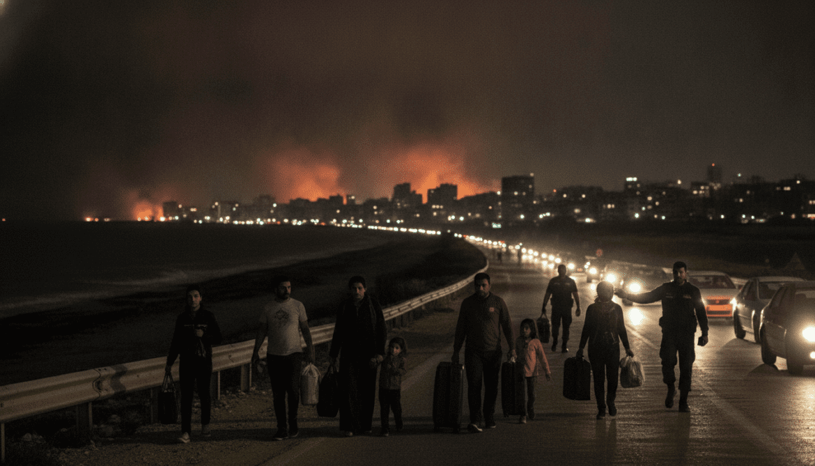 Israel launches strikes on southern Lebanon and orders evacuations in Tyre suburbs