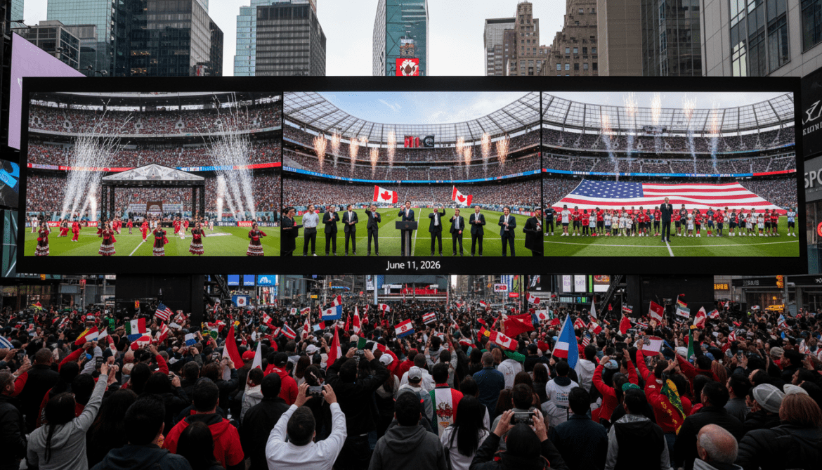 2026 World Cup launches historic simultaneous opening ceremonies across North America