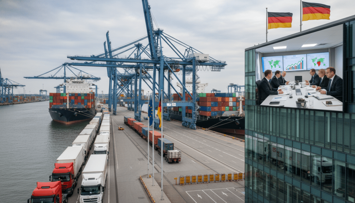 German exports rise for third straight month in April despite Iran conflict