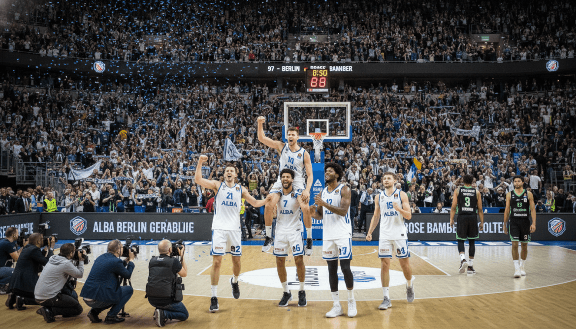 Alba Berlin routs Bamberg 97-66 to reach German final against Bayern Munich