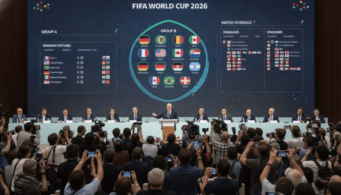 World Cup 2026 reveals groups, match schedule, stadiums and Germany fixtures