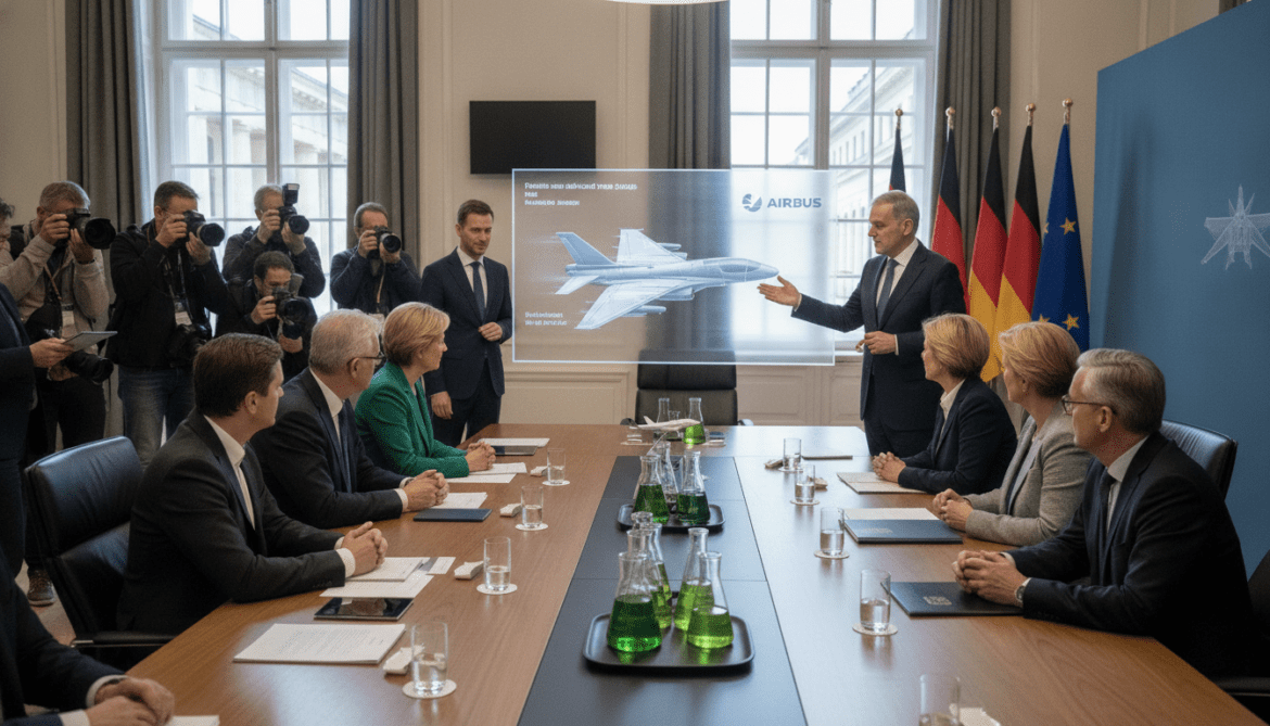 Germany unveils aviation strategy to secure Airbus role, fund SAF, develop combat jet