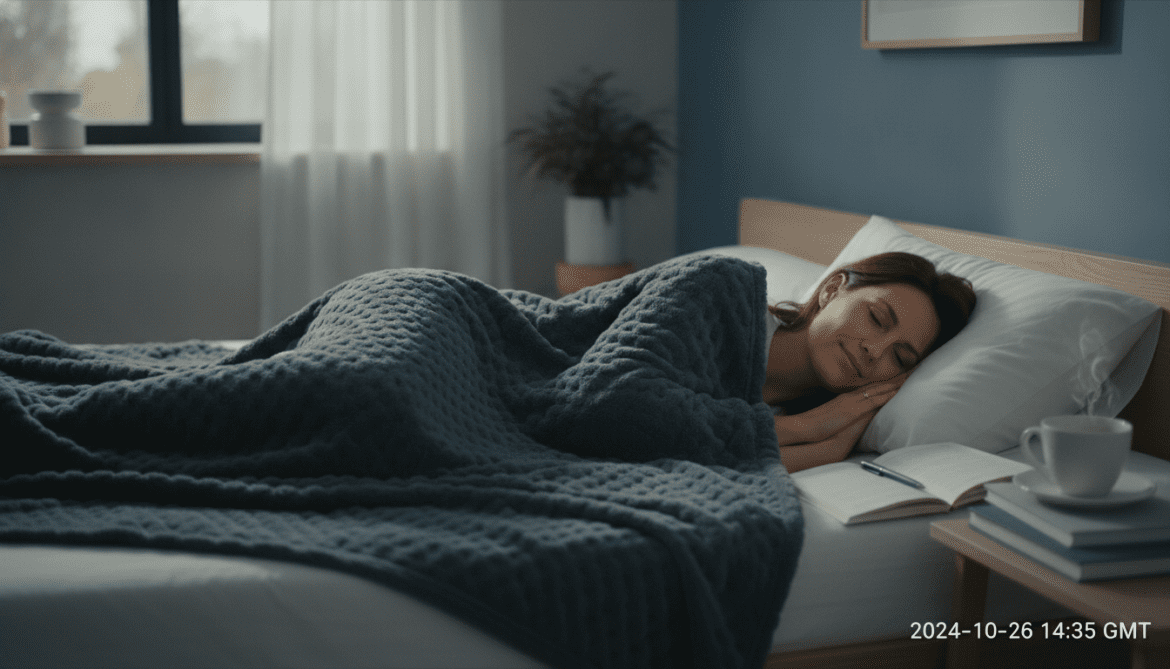 Weighted blankets improve sleep and mood, 2024 analysis reveals