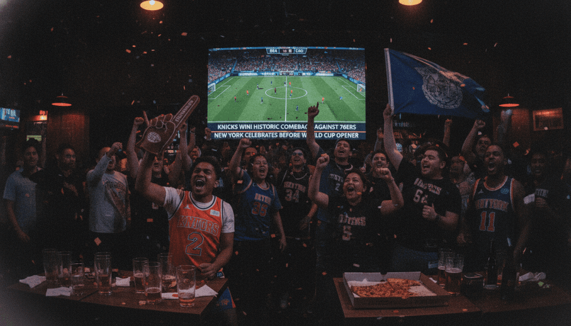 New York erupts before World Cup opener as Knicks complete historic comeback