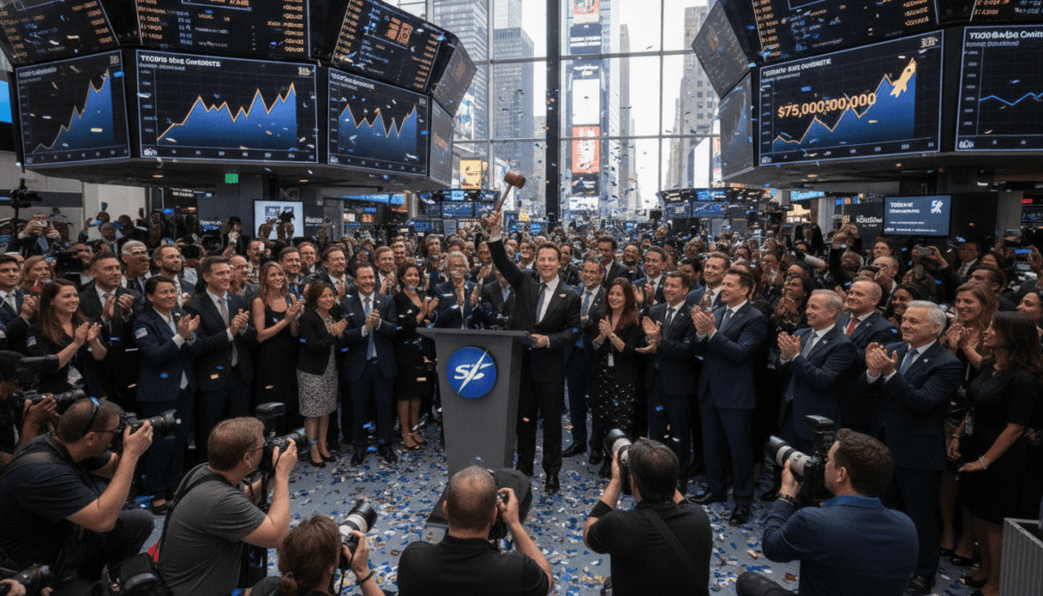 SpaceX lists on Nasdaq, raises $75 billion in record IPO
