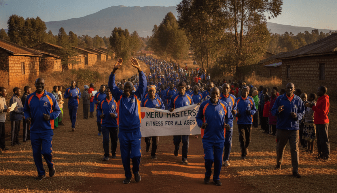 Meru County masters runners demonstrate seniors reclaiming fitness through community training
