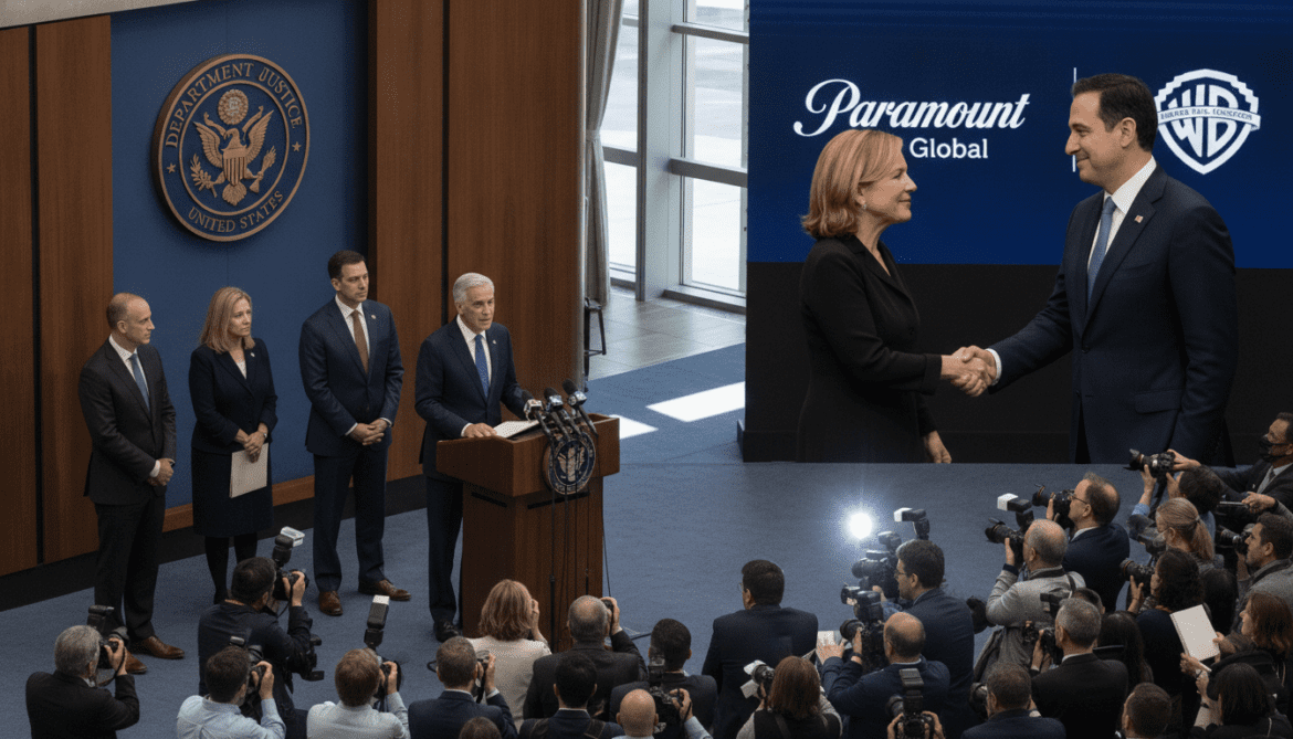 Paramount takeover of Warner Bros approved by US DOJ without conditions