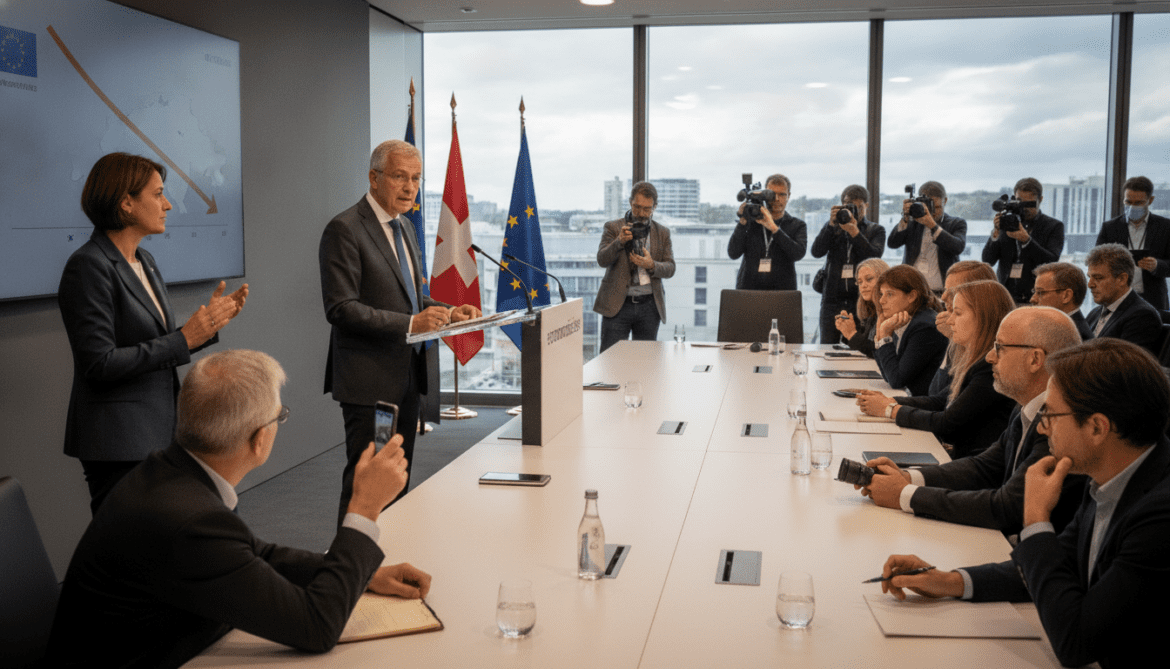 Switzerland's population cap initiative would threaten economy and EU ties, warns Economiesuisse