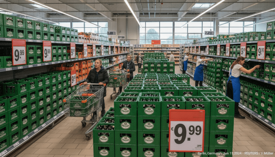 German beer market faces price war as retailers revive €9.99 crates