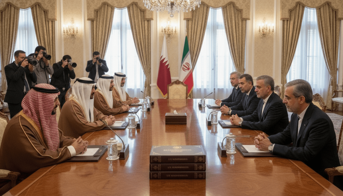 Qatari delegation holds talks in Tehran as Iran reviews US memorandum