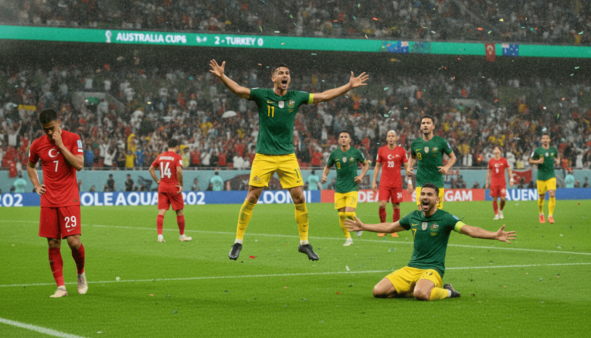 Australia upsets Turkey 2-0 in FIFA World Cup 2026 Group D opener